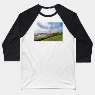 Lyme Regis Harbour from Langmoor Gardens Baseball T-Shirt